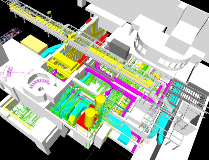 Utilities piping continous casting plant, Austria