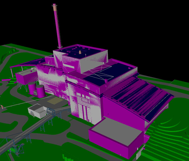 Buckinghamshire waste to energy plant, England