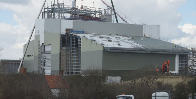 Buckinghamshire waste to energy plant, England